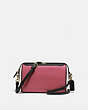 COACH®,BENNETT CROSSBODY IN COLORBLOCK,Leather,Small,Gold/Rouge Multi,Front View
