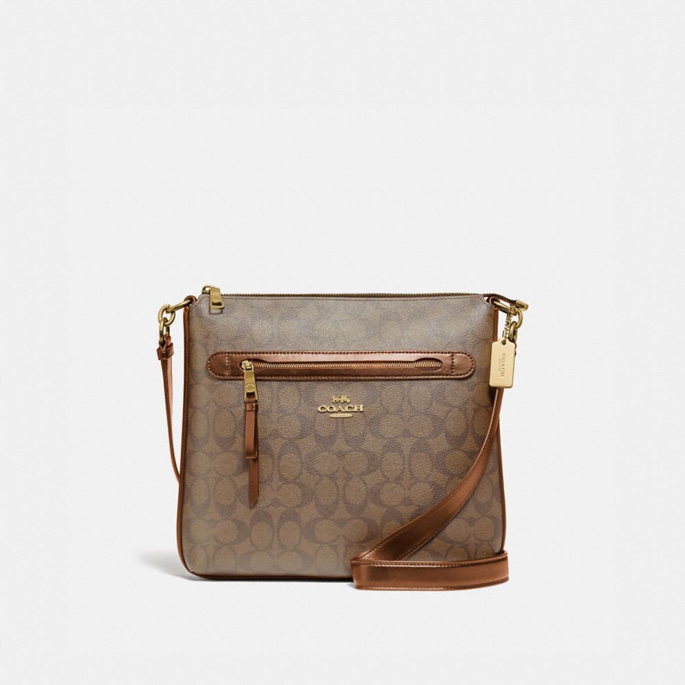 Coach mae store file crossbody