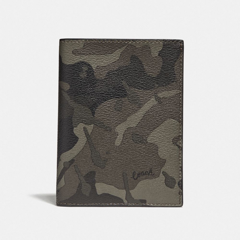 Passport Case With Camo Print