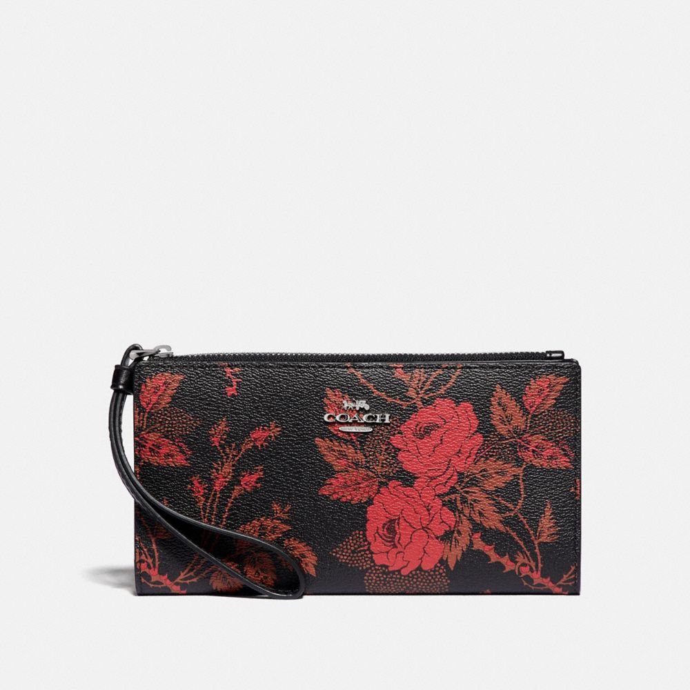 Coach purse best sale with red roses