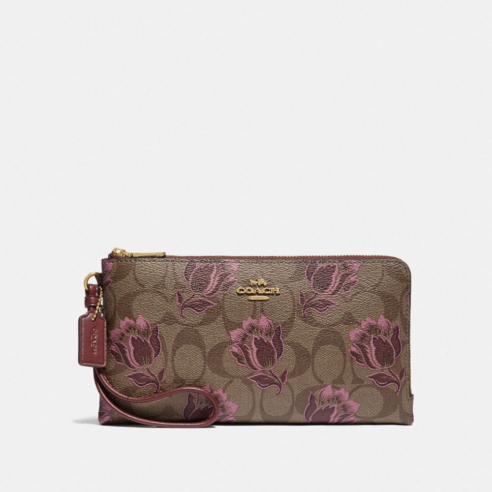 Coach tulip wallet sale