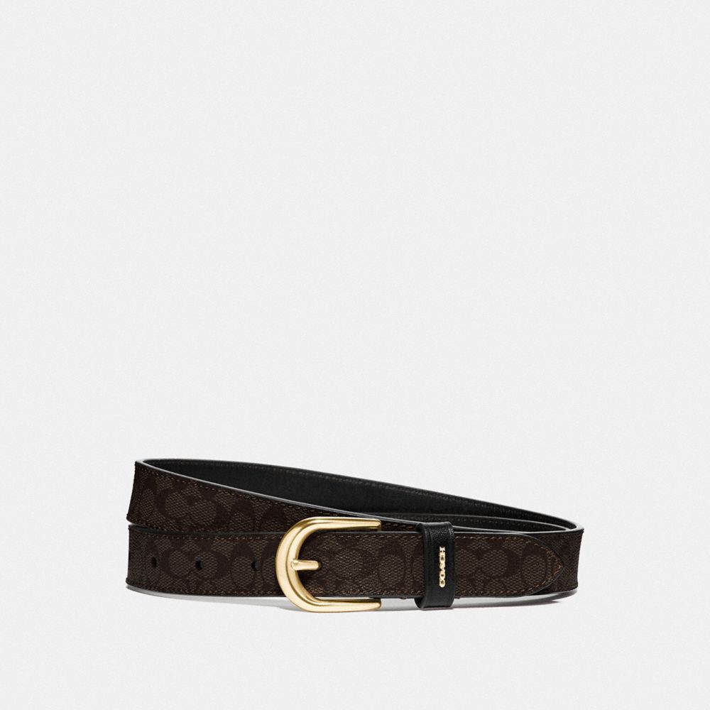 Louis Vuitton Mini Belt Monogram 25mm Brown in Canvas with Gold-tone - US