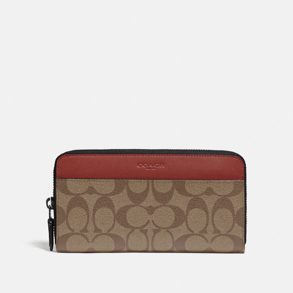 COACH® Outlet | Accordion Wallet In Colorblock Signature Canvas