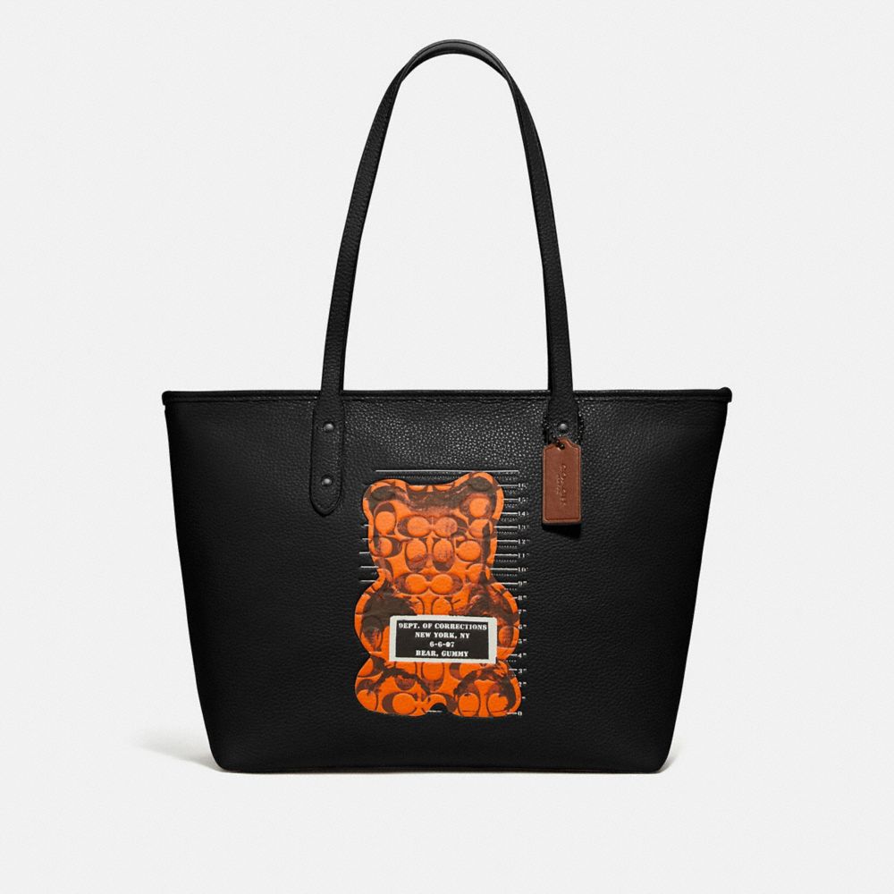 COACH® Outlet | City Zip Tote With Vandal Gummy