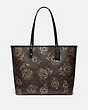 Reversible City Tote In Signature Canvas With Tulip Print