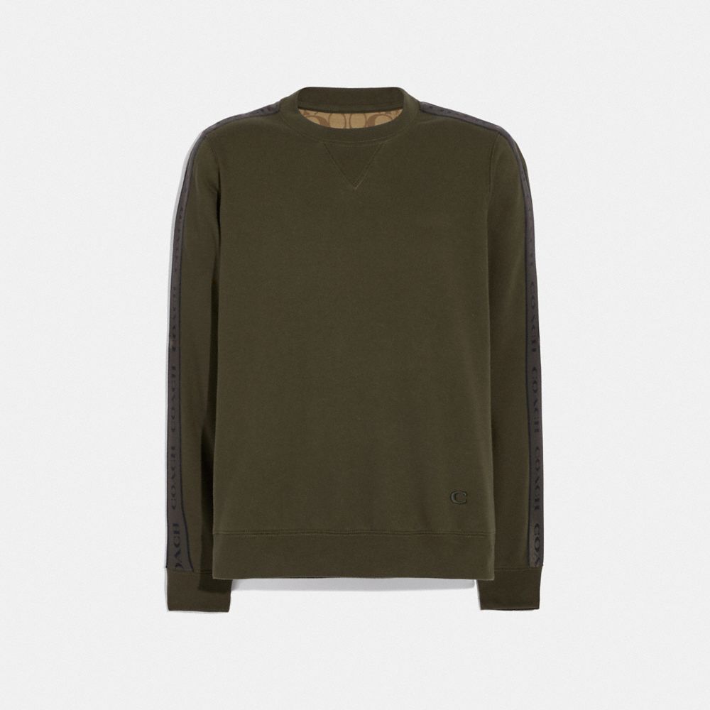 Sweat-shirt à bande d'entraîneur