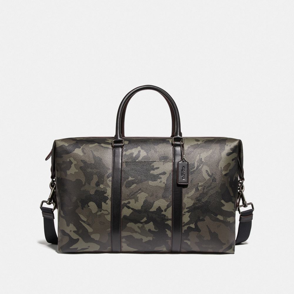 Mens coach camo store duffle bag