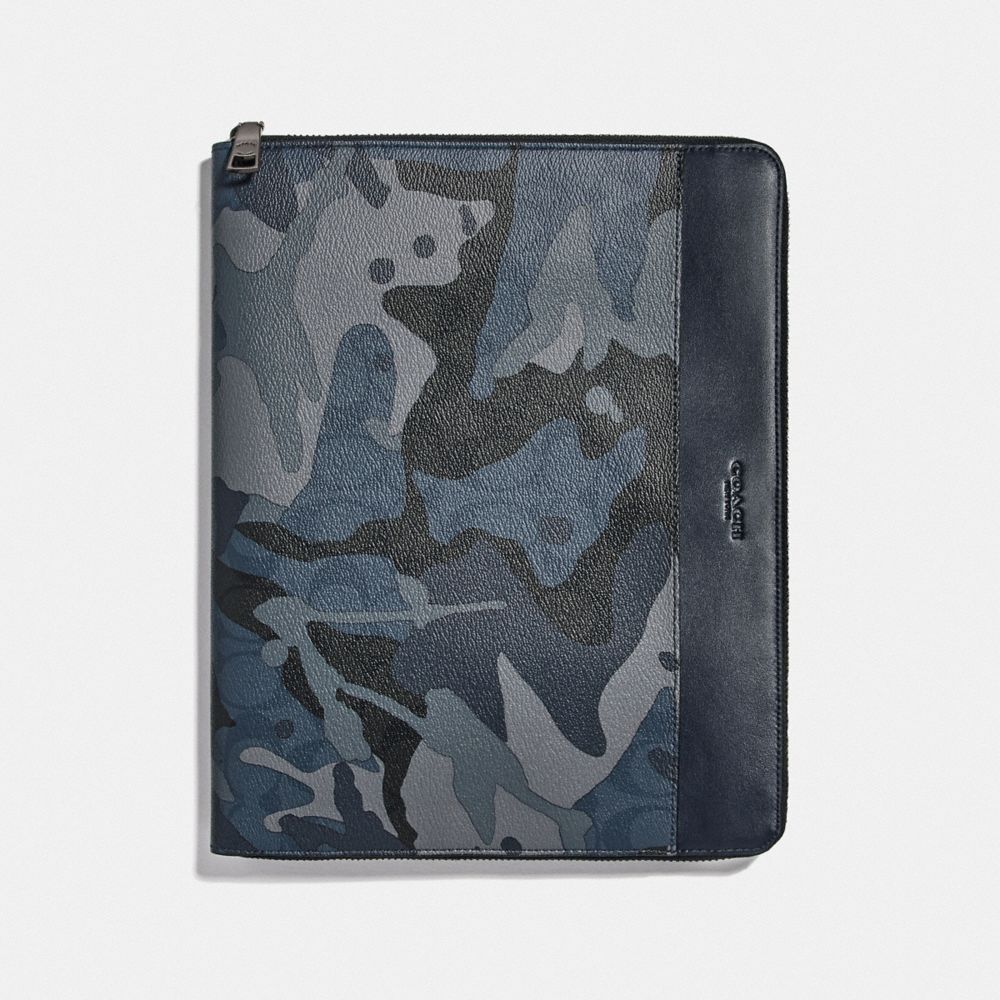 Tech Case In Signature Canvas With Camo Print | COACH®