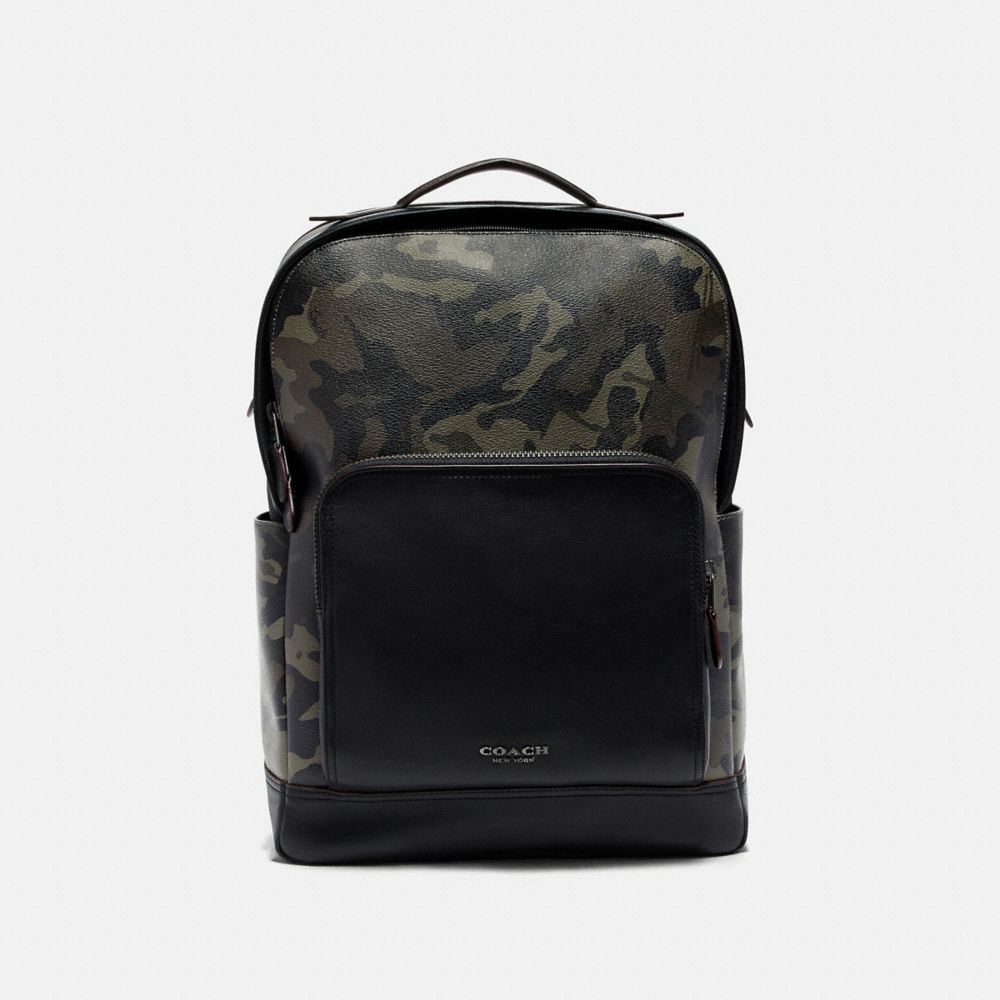 Graham Backpack With Camo Print