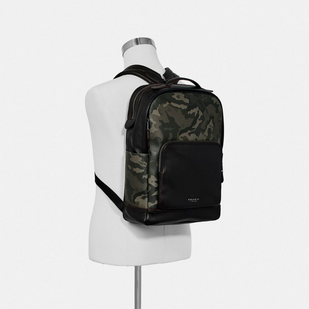 Graham Backpack With Camo Print