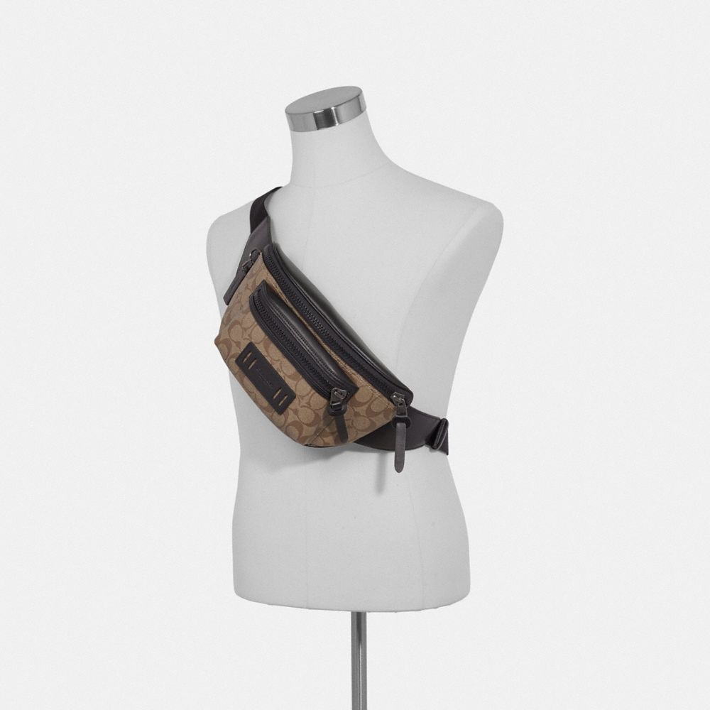 Terrain belt bag in colorblock signature canvas new arrivals