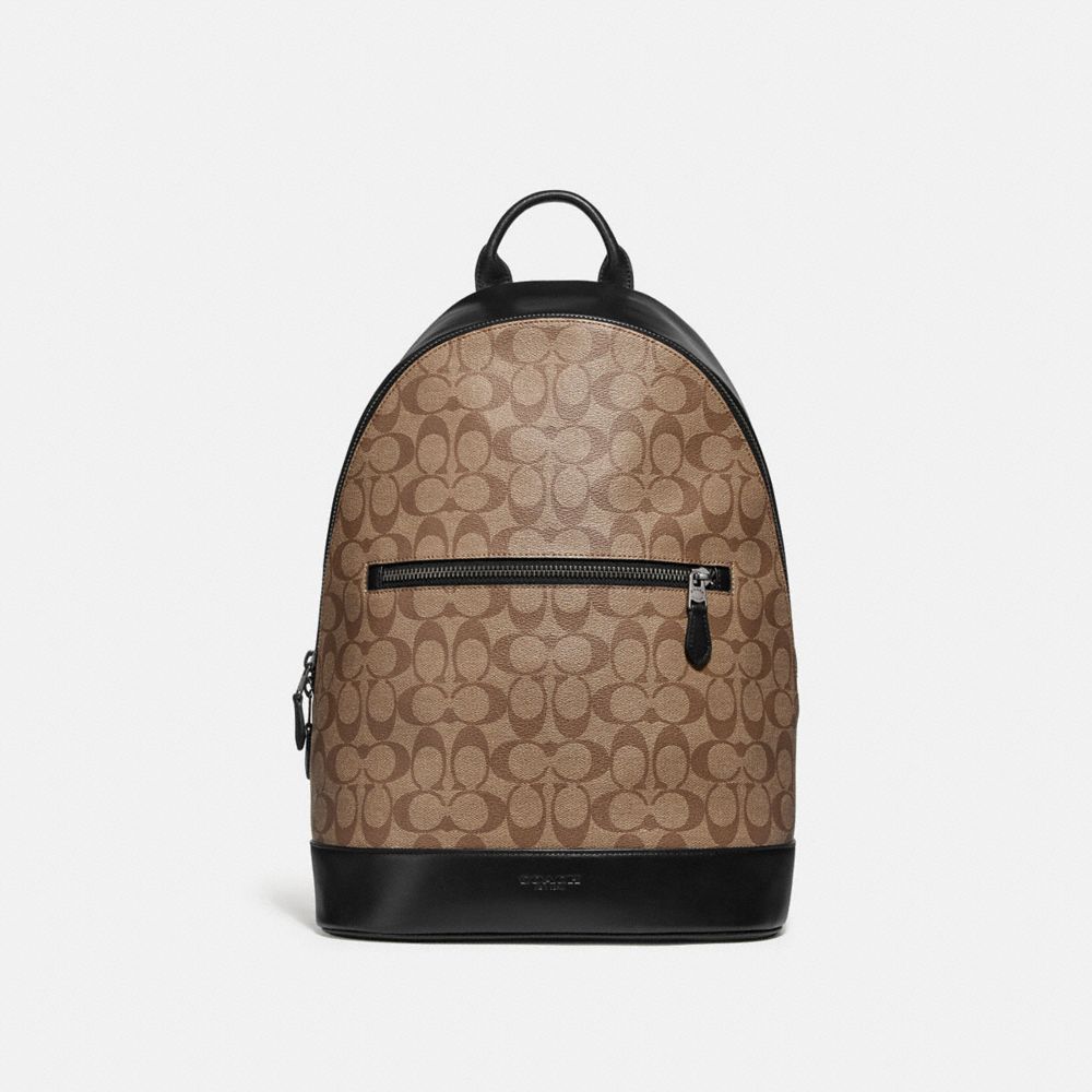 Coach west slim backpack hot sale