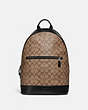 West Slim Backpack In Signature Canvas
