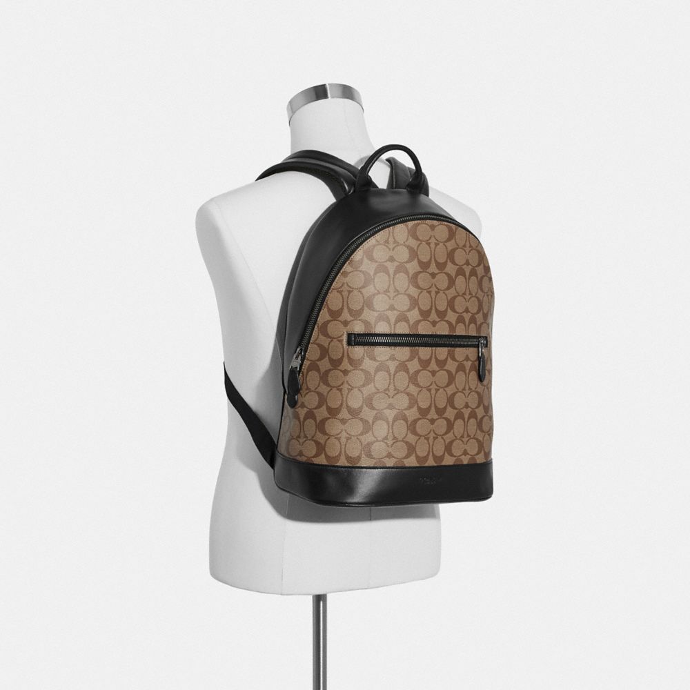 COACH® Outlet | West Slim Backpack In Signature Canvas