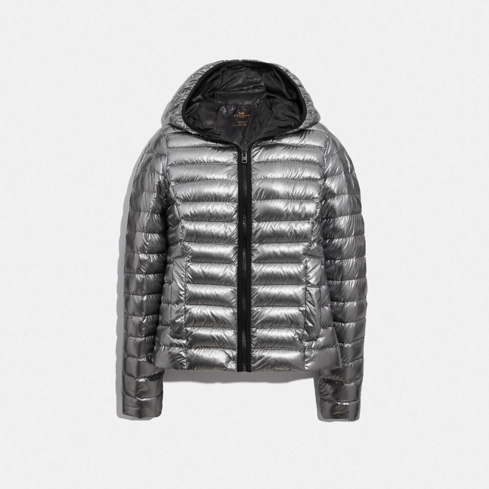 Packable Metallic Down Jacket