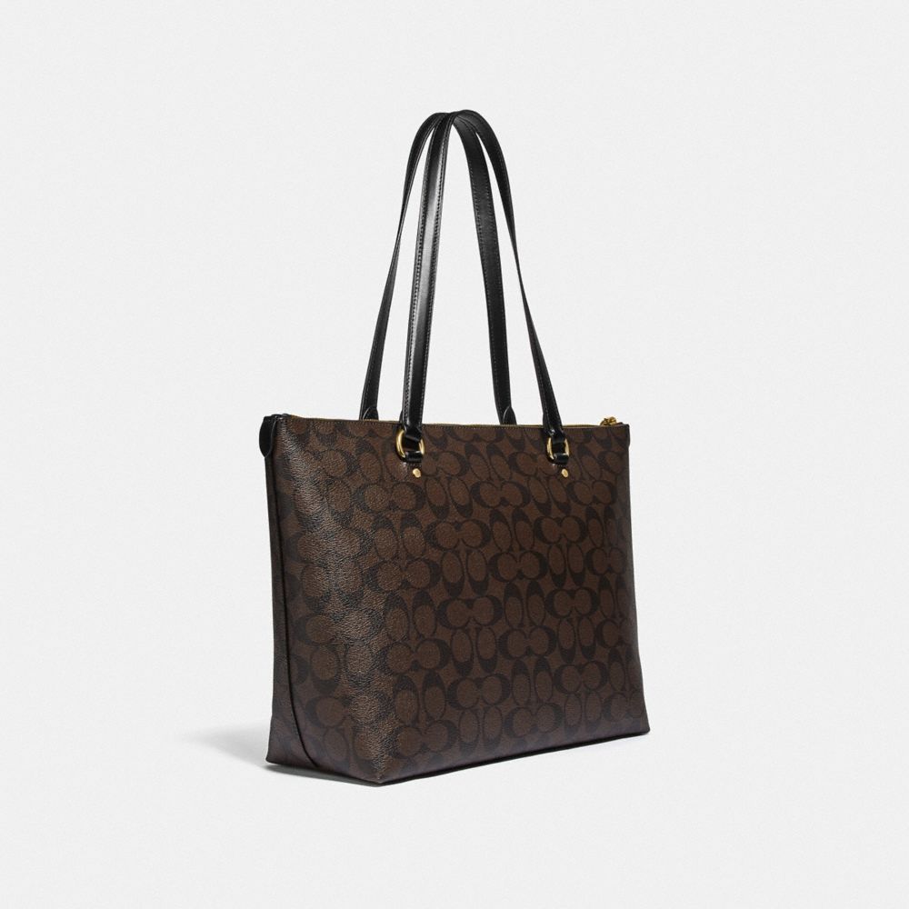 Coach Outlet Large Smith Tote in Signature Canvas - Brown
