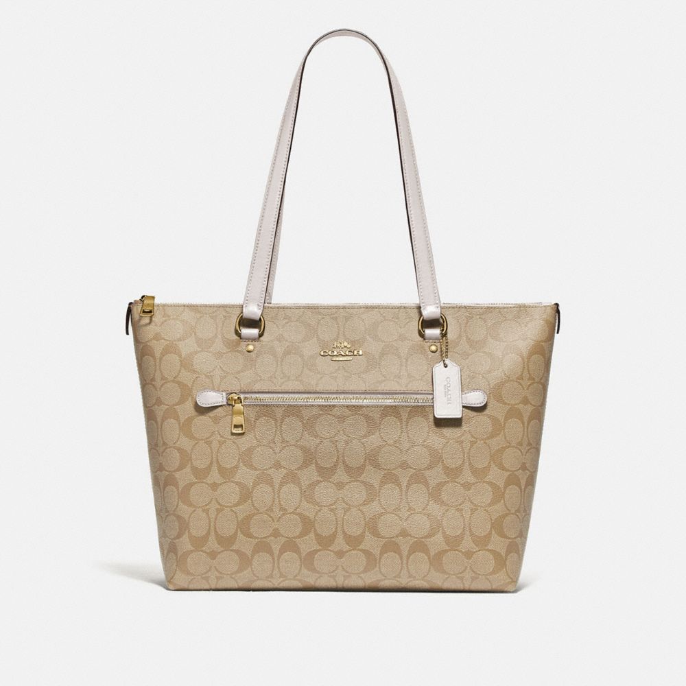 Gallery Tote In Signature Canvas - COACH® Outlet