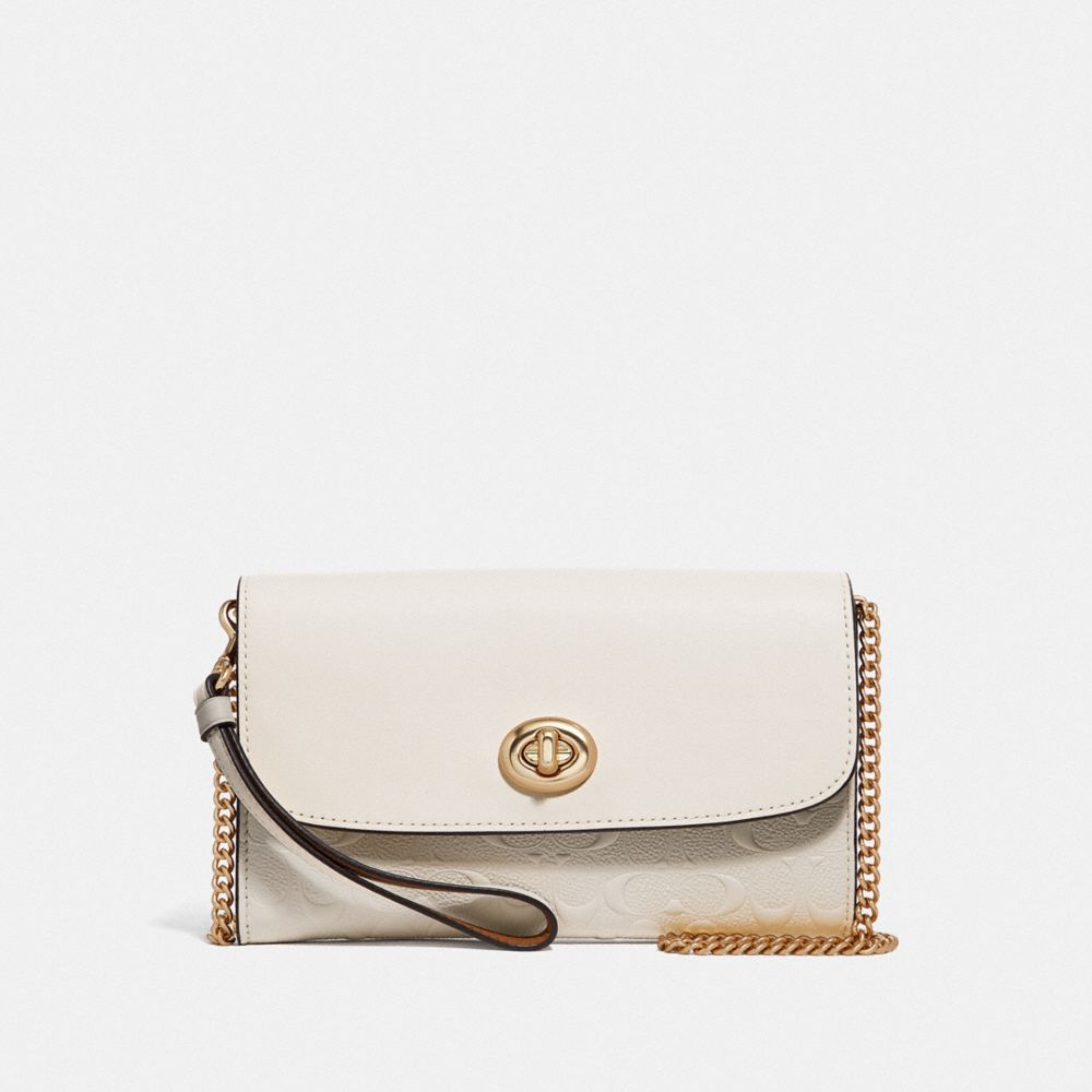 Chain Crossbody In Signature Leather