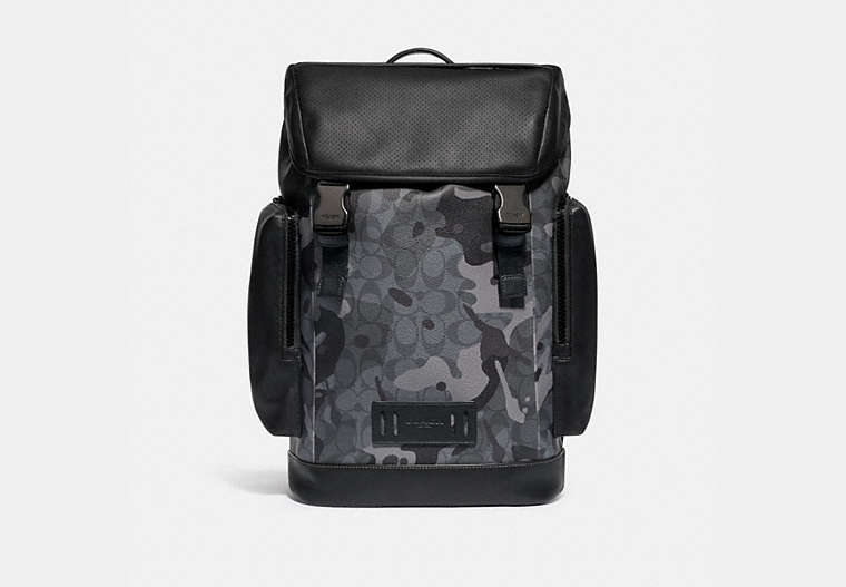 Ranger Backpack In Signature Canvas With Camo Print