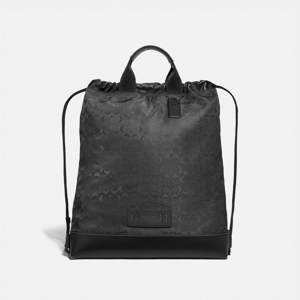 COACH® Outlet | Terrain Drawstring Backpack In Signature Jacquard