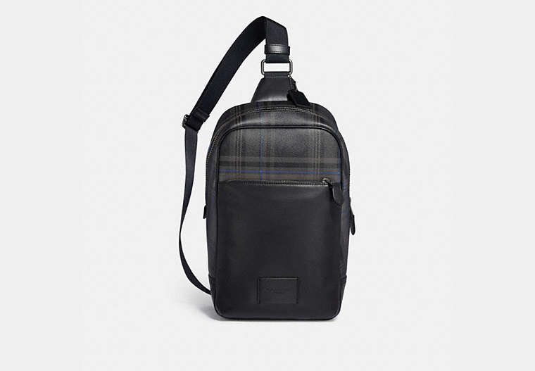 Westway Pack In Signature Canvas With Plaid Print