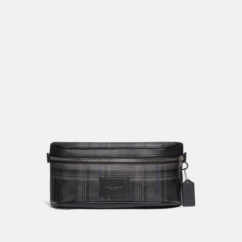 westway belt bag with checker print