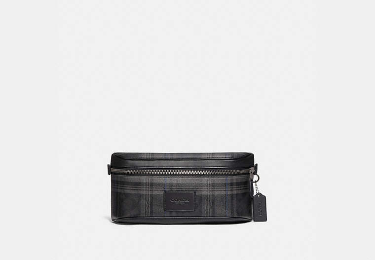 Westway Belt Bag In Signature Canvas With Plaid Print