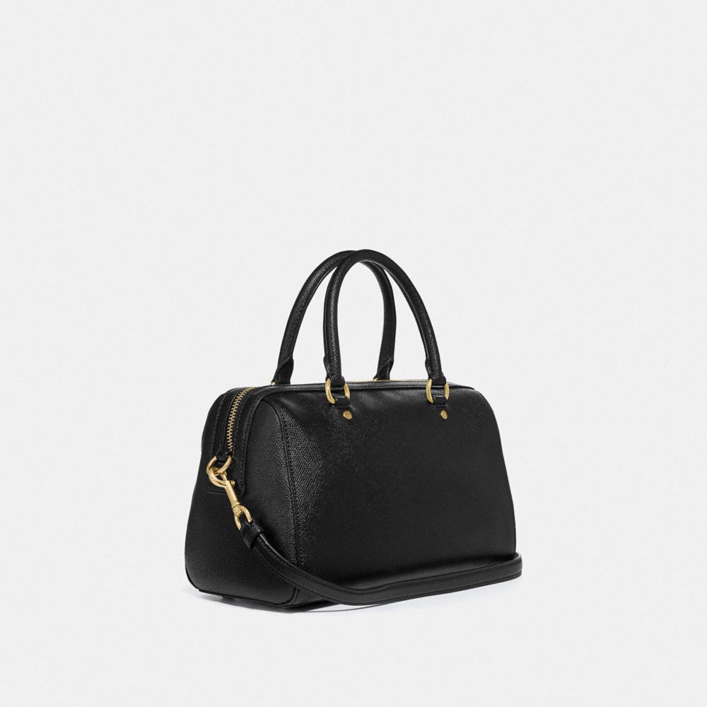 Coach black sale satchel bag