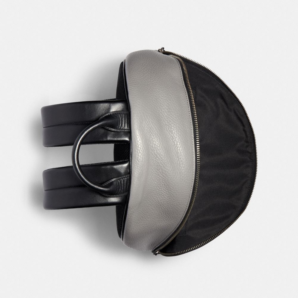 West Slim Backpack With Signature Leather Detail