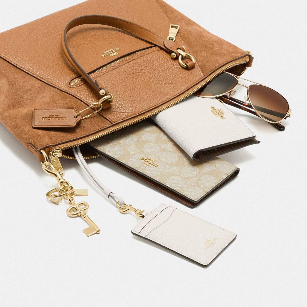 COACH®,Prairie Satchel,,Angle View