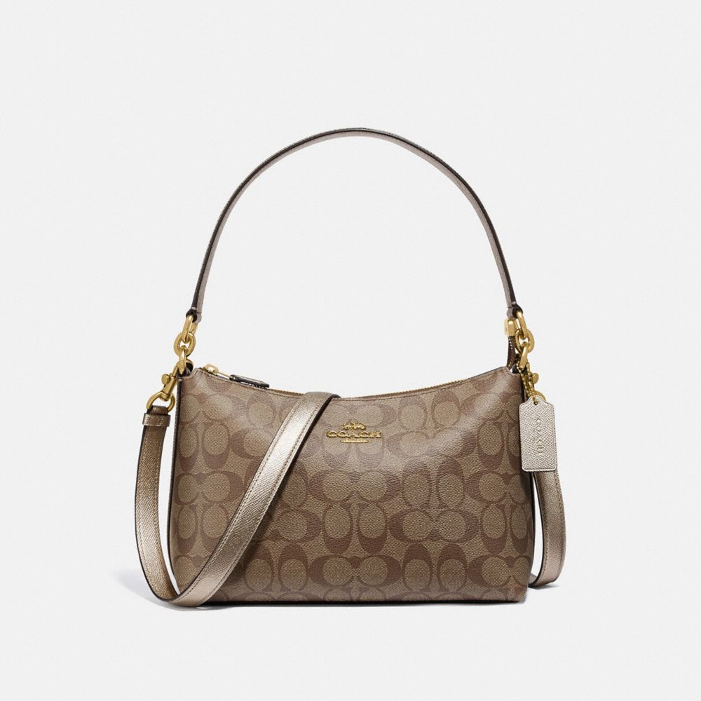 COACH® Outlet | Lewis Shoulder Bag In Signature Canvas