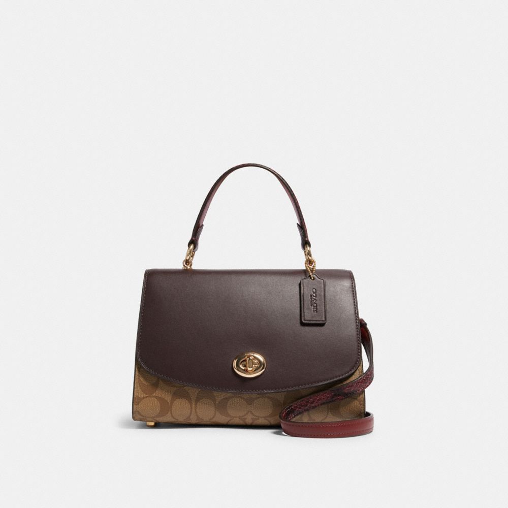 COACH Outlet Tilly Top Handle Satchel In Signature Canvas