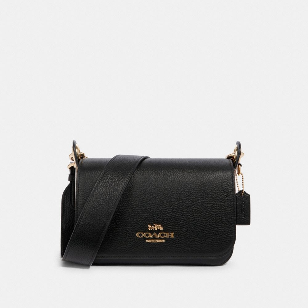 Coach Outlet Leather Strap - Black