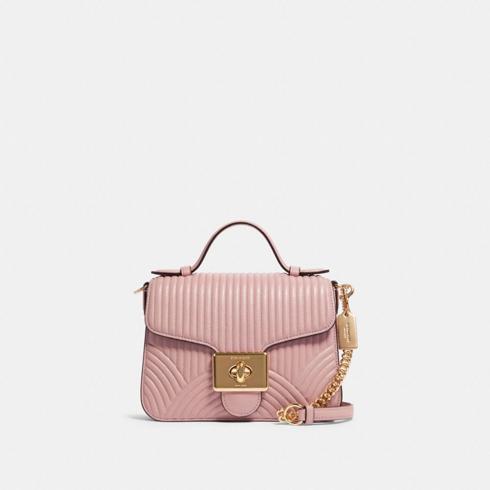 COACH® Outlet | Cassidy Top Handle Crossbody With Art Deco Quilting