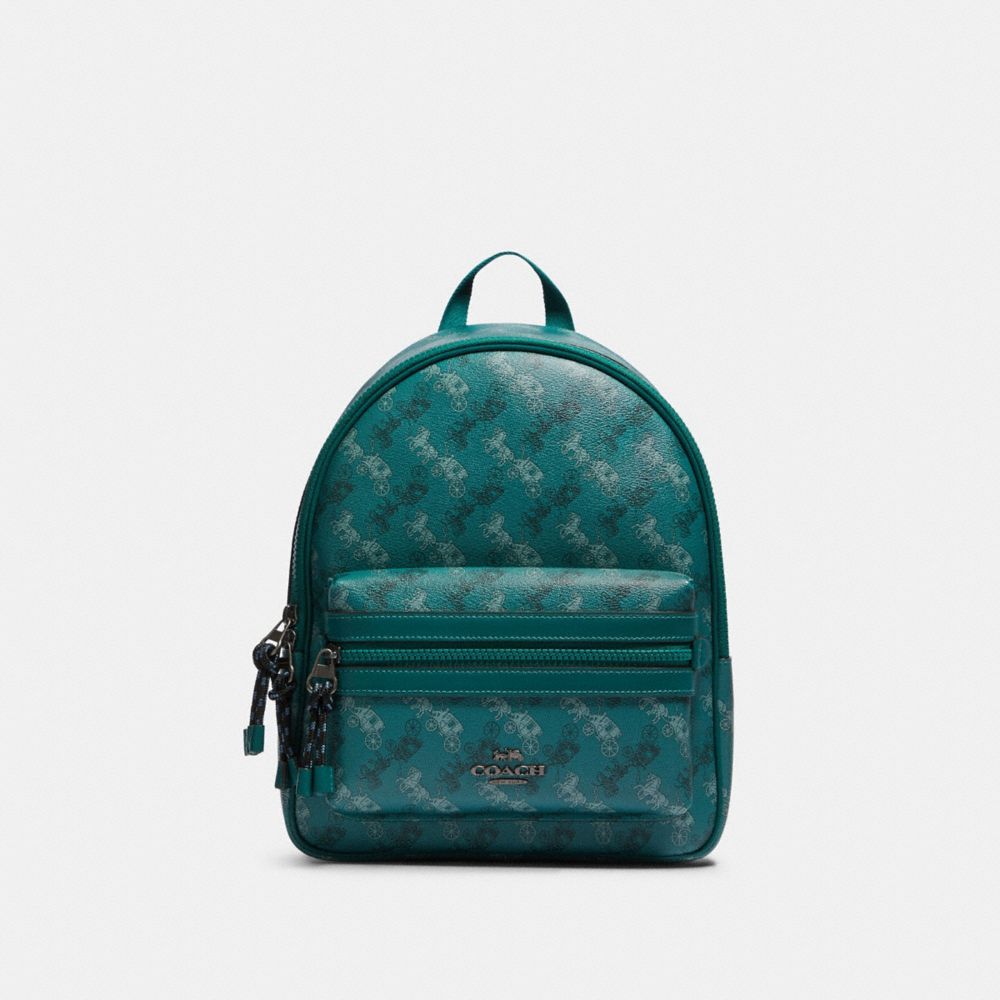 Vale Medium Charlie Backpack With Horse And Carriage Print