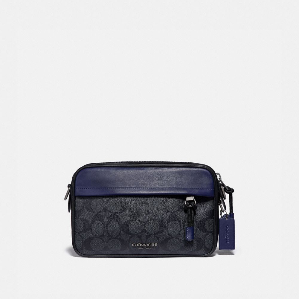 COACH GRAHAM CROSSBODY IN SIGNATURE CANVAS - BLACK – The Factory KL