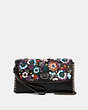 Chain Crossbody With Leather Sequins