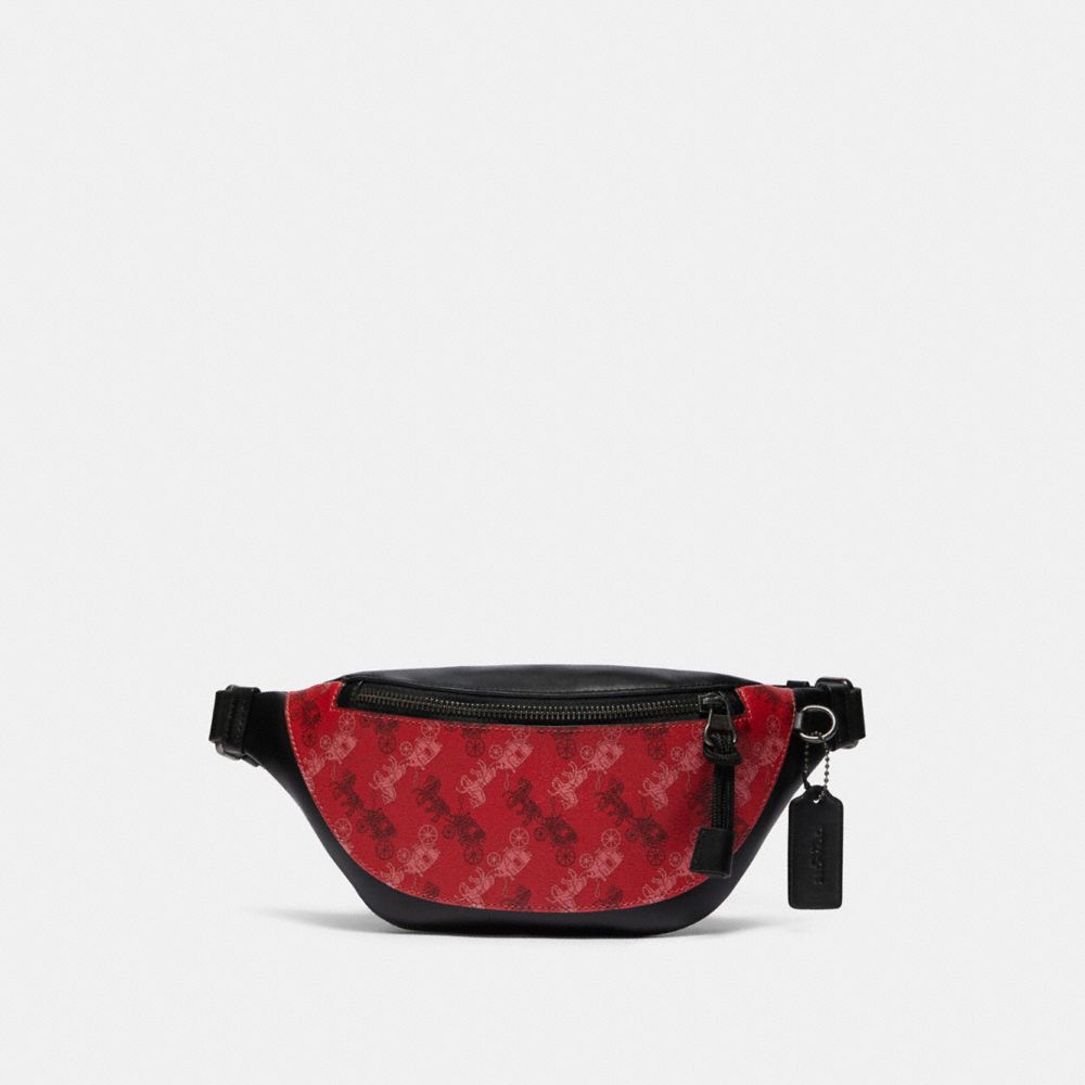 Warren mini belt bag with horse and carriage print sale