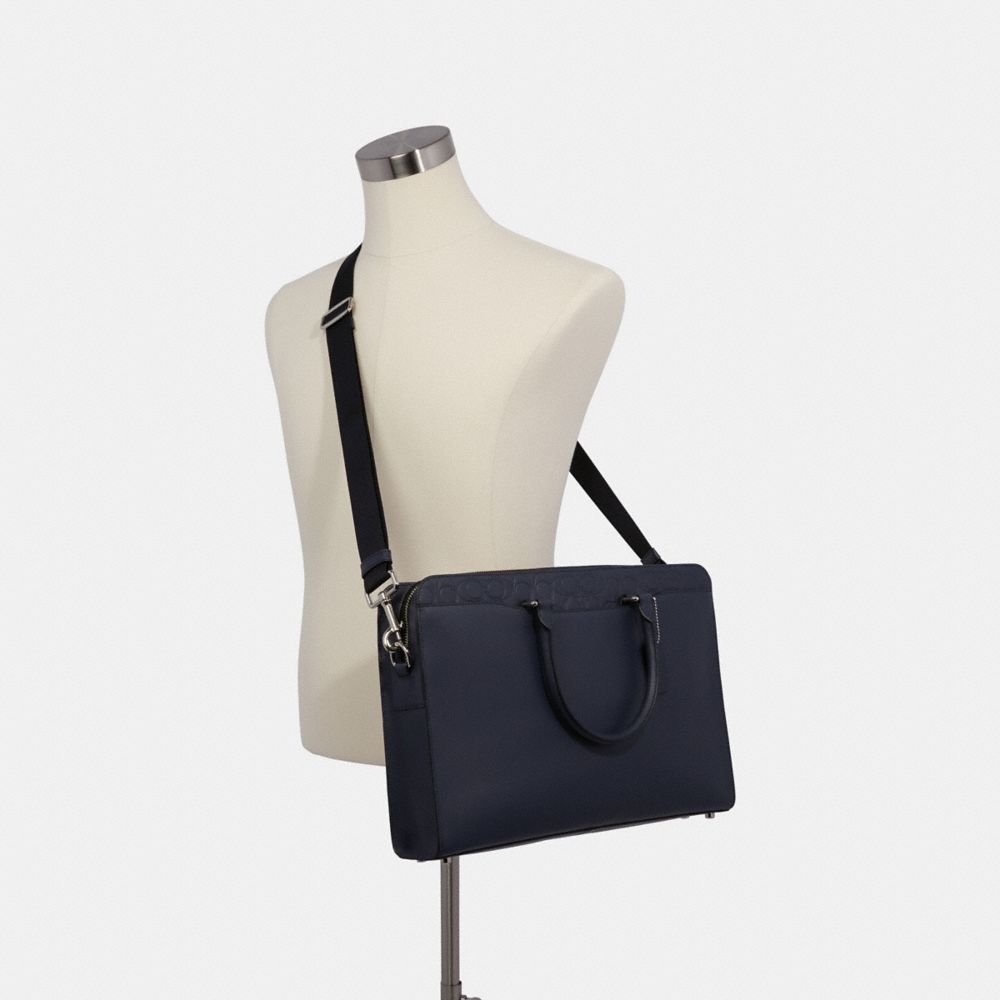COACH® Outlet | Beckett Structured Brief With Signature
