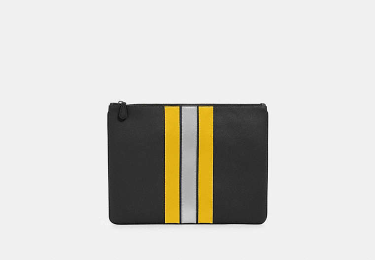 Large Pouch With Varsity Stripe
