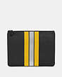 Large Pouch With Varsity Stripe