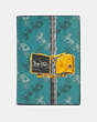 Passport Case With Horse And Carriage Print
