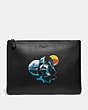 Star Wars X Coach Large Pouch With Darth Vader