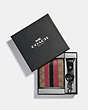 Boxed Id Billfold Wallet And Key Fob Gift Set In Signature Canvas