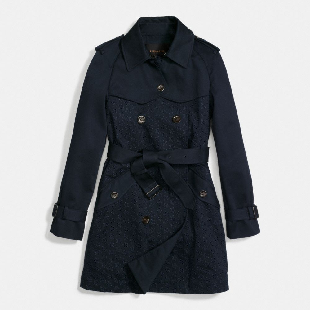 Coach overcoat best sale