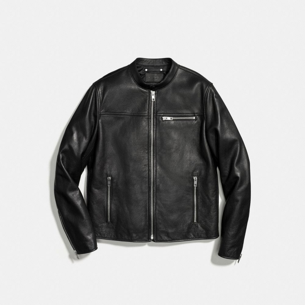 Coach outlet sale leather jacket