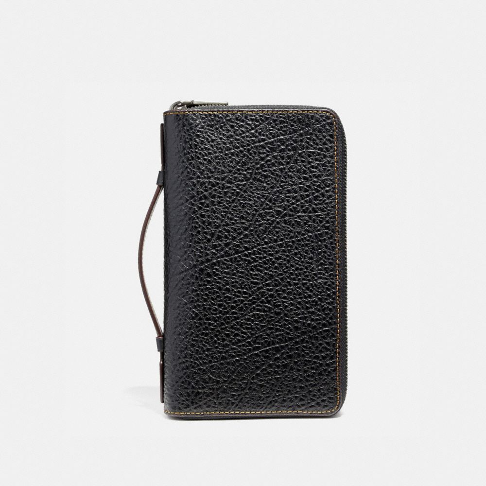 Double zip travel wallet coach sale