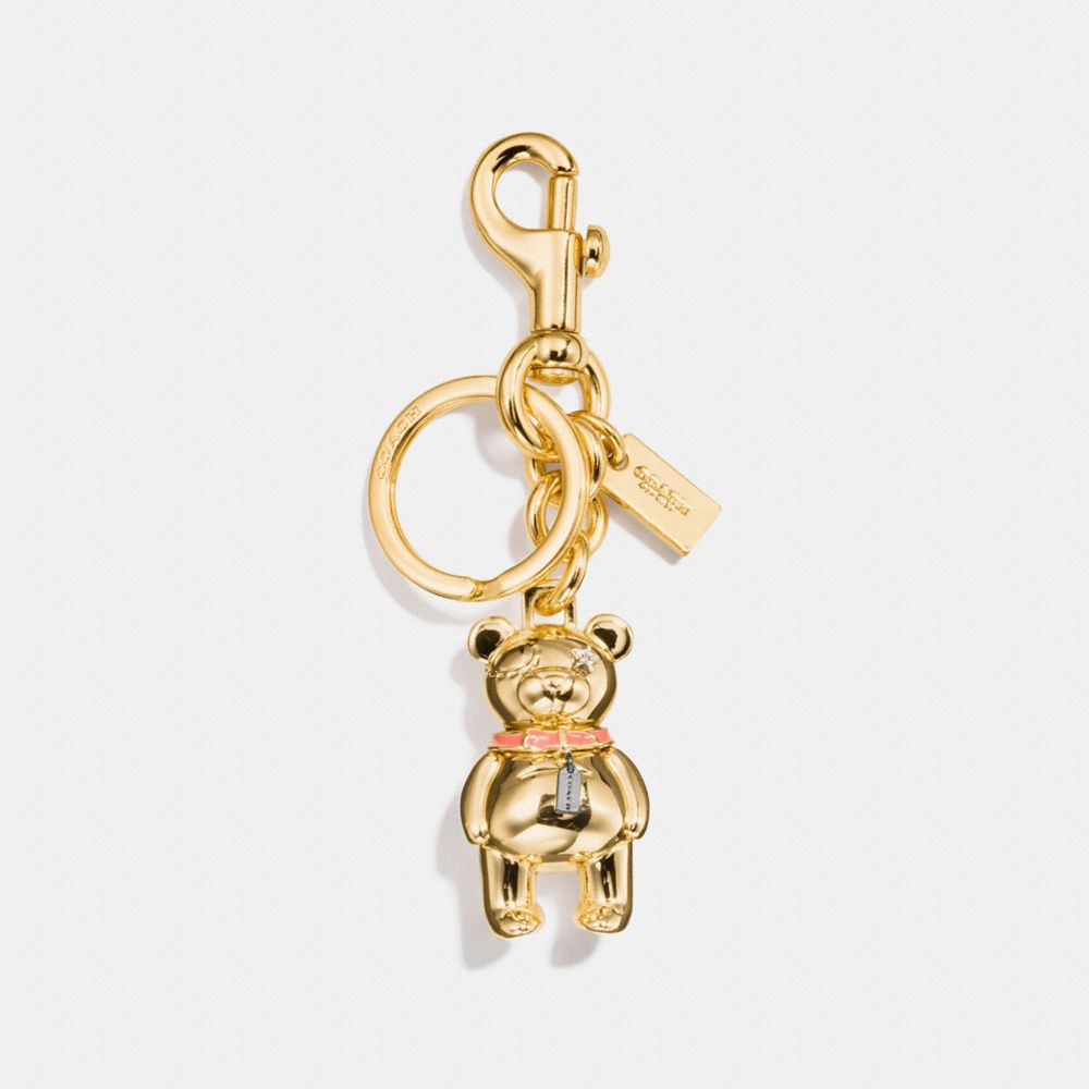 Coach Bear Bag Charm In Signature Canvas - $80 New With Tags - From Juli