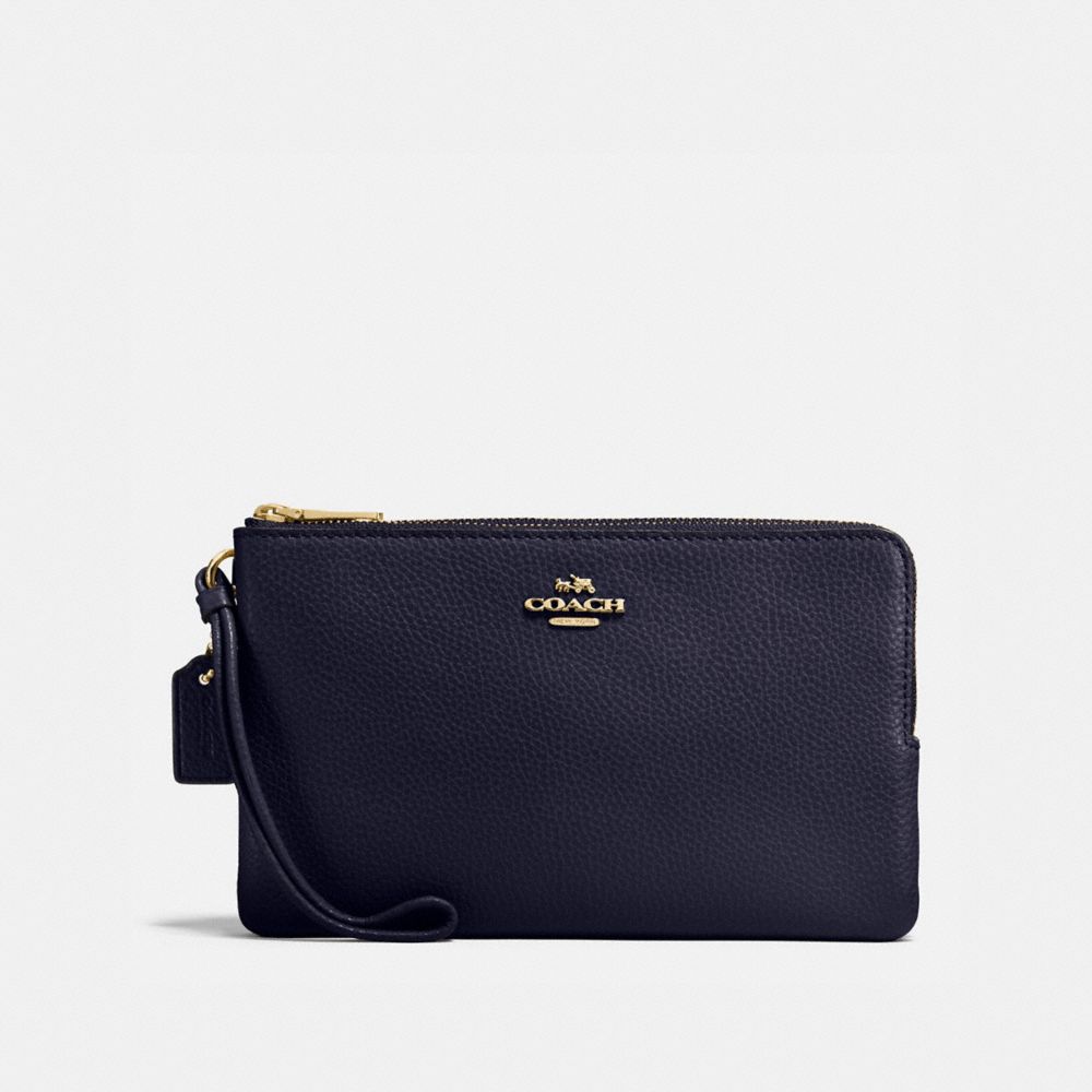 Dark blue best sale coach wallet