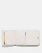 COACH®,SMALL WALLET,Gold/Chalk,Inside View,Top View